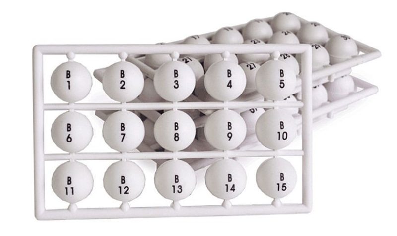 Bingo spil med tromle