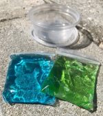 Slime blå og grøn