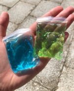Slime blå og grøn