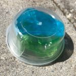 Slime blå og grøn
