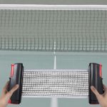 Bordtennissæt med justerbart net