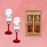 Romantiske champagneglas