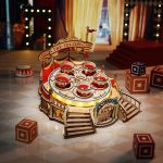 3D Karrusel med tekopper fra Rokr™ (EA04) 3D Karrusel med tekopper fra Rokr™ (EA04)