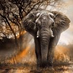 Elefant motiv 5D diamond paint – 40 x 50 cm Elefant motiv 5D diamond paint – 40 x 50 cm