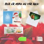 Julekort Diamond painting – God til gaver