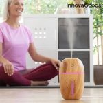 Mini diffuser med mulighed for aroma – honey pine look Mini diffuser med mulighed for aroma – honey pine look