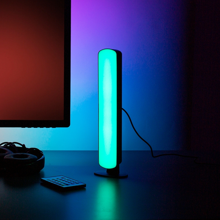 Musikstyret RGB bordlampe / Gamer lampe