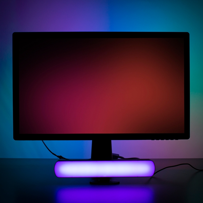 Musikstyret RGB bordlampe / Gamer lampe