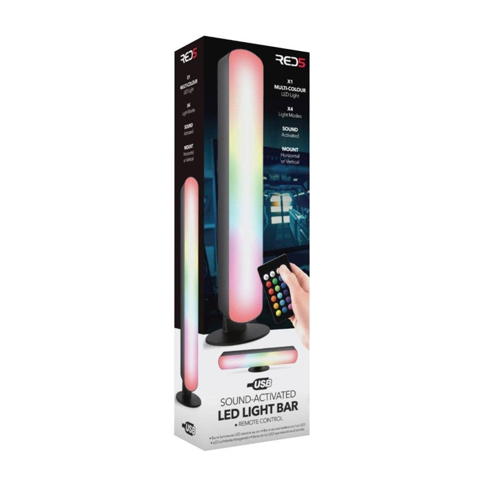 Musikstyret RGB bordlampe / Gamer lampe