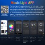 G-Shape LED lampe med vilde funktioner – hvid