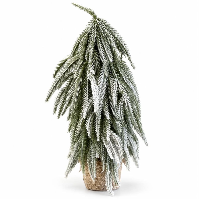 Nordic Frost 45cm – Dekorativt frosttræ med hængende grene