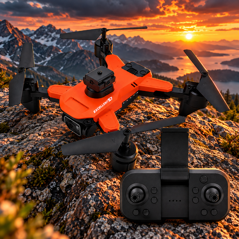 IRDRONE Barracuda X105 Drone med Full HD Kamera, WiFi og Forhindringsregistrering