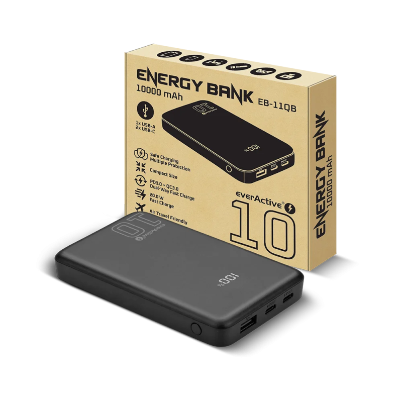 Powerbank – 10.000 mAh QC 20W