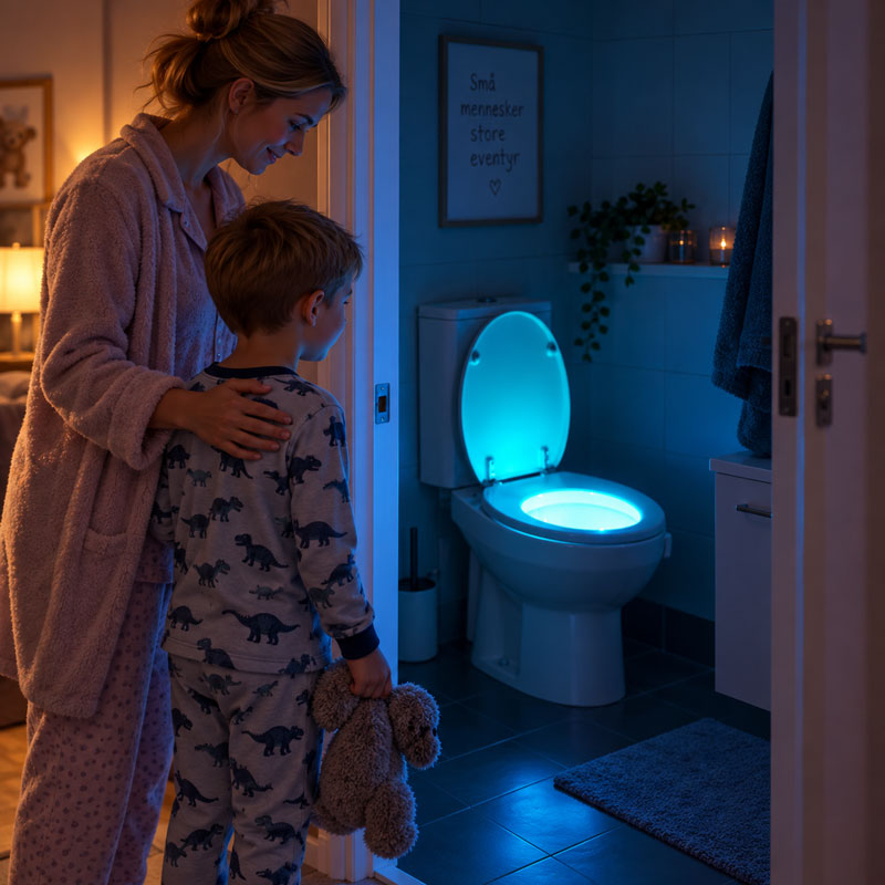 Toilet LED lys