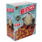 Bingospil med plader og tromle