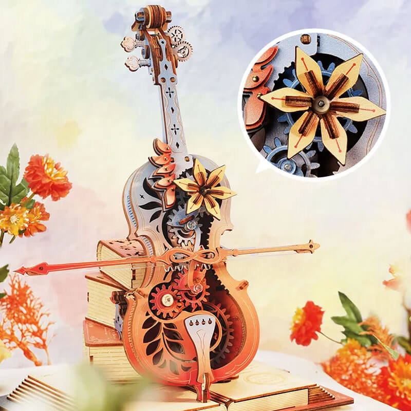 3D Symphony of Gorgeous Dreams Cello puslespil fra Rokr™ (AMK63M)