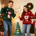 Dansende juletræ med lys & musik