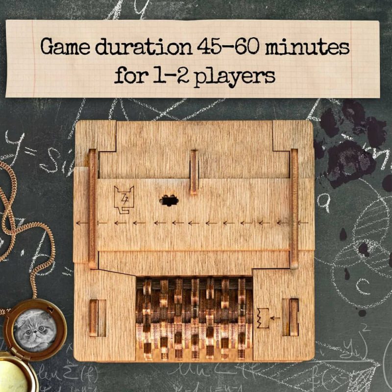 Cluebox Escape Room in a Box – Schrödinger’s cat
