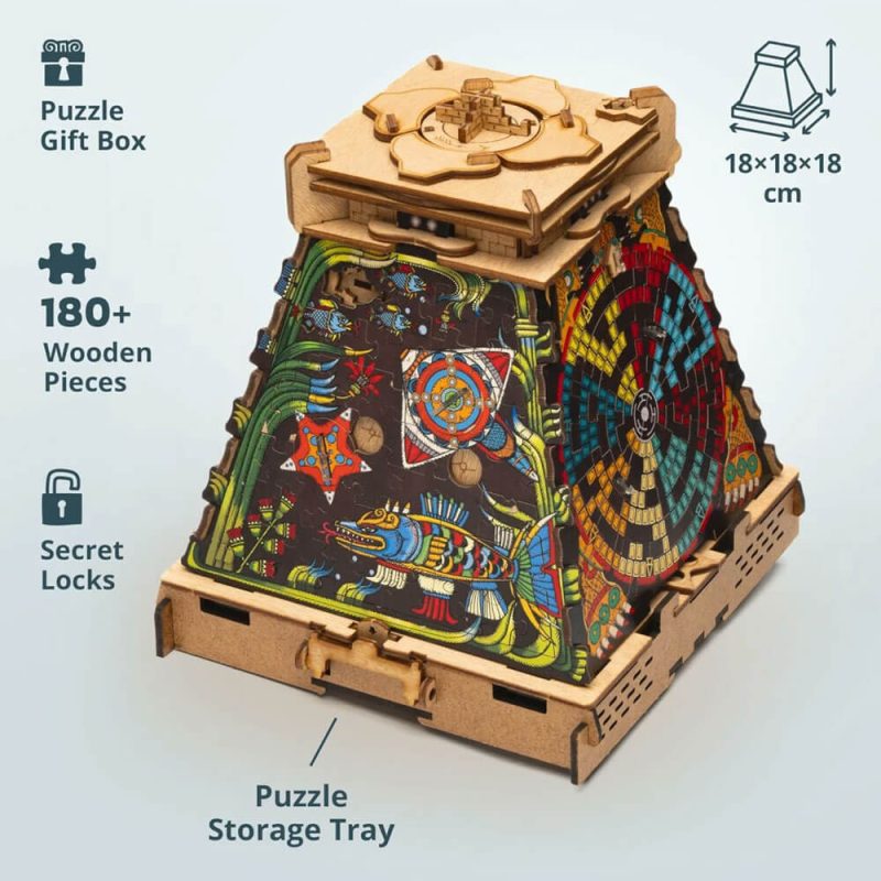 Cluepuzzle – Pyramid of the sun puzzle box
