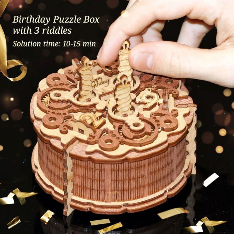 Puzzlebox Birthday cake 3D puslespil