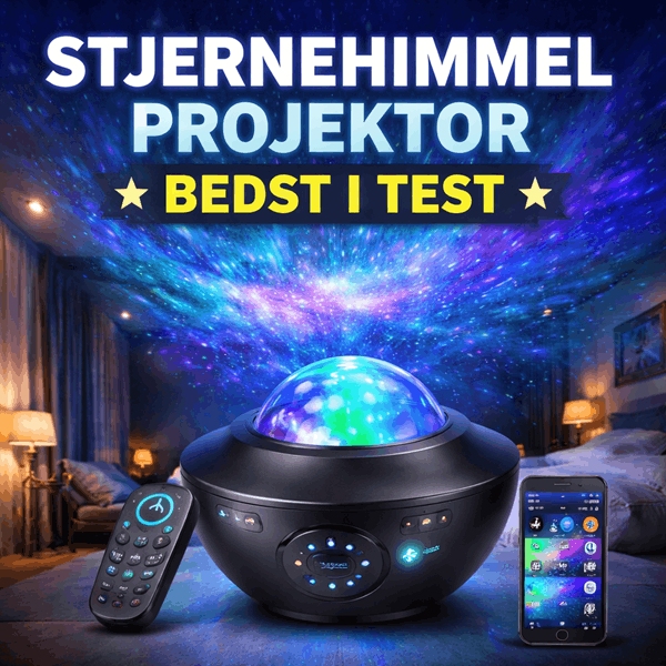 Stjernehimmel projektor bedst i test