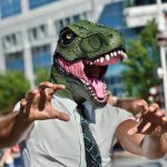 Dinosaur maske
