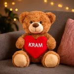 Valentinsdag bamse “kram” – 25 cm Valentinsdag bamse “kram” – 25 cm