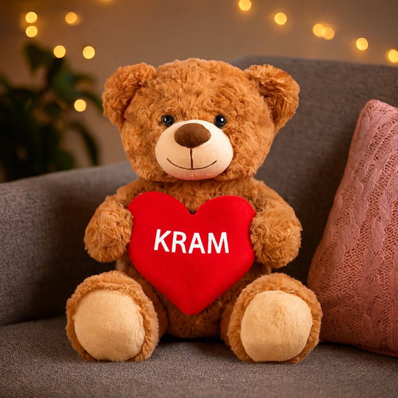 Valentinsdag bamse “kram” – 25 cm