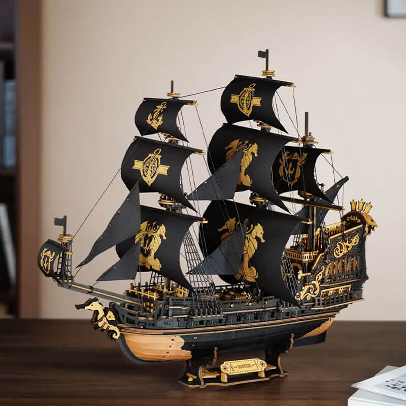 The Seahorse Barque Skib 3D puslespil fra Rokr™ (MCB02)