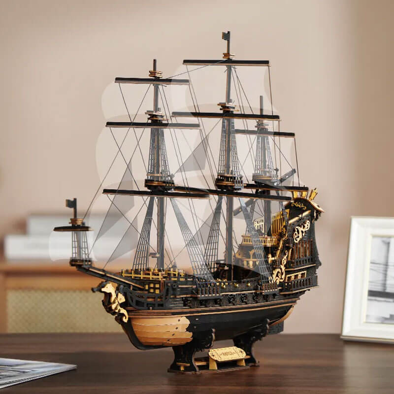 The Seahorse Barque Skib 3D puslespil fra Rokr™ (MCB02)
