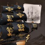 The Seahorse Barque Skib 3D puslespil fra Rokr™ (MCB02)