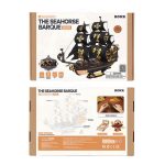 The Seahorse Barque Skib 3D puslespil fra Rokr™ (MCB02)