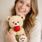 Valentinsdag bamse “rose” – 20 cm