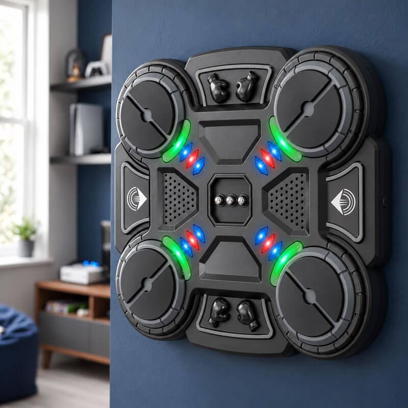 Boksepude til børn med musik og LED-lys – Junior Boxing Pad